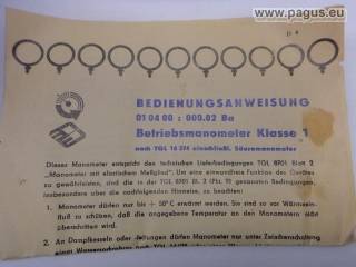 MESSGERÄTEW. BEIERFELD  Manometer