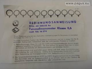 MESSGERÄTEW. BEIERFELD  Manometer