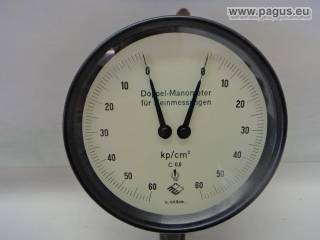 MESSGERÄTEW. Podwójny manometr BEIERFELD