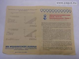MESSGERÄTEW. BEIERFELD  Manometer