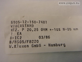 KLUXEN Draht-Potentiometer