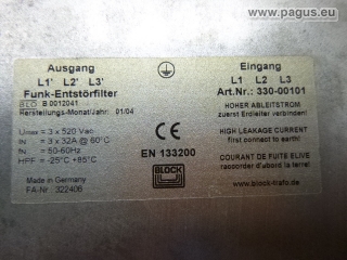 BLOCK Funk-Enstörfilter