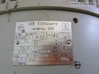 VEM Gleichstrommotor