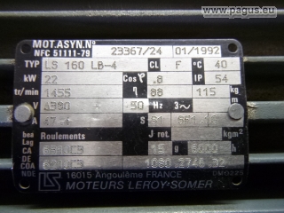 LEROY SOMER Elektromotor
