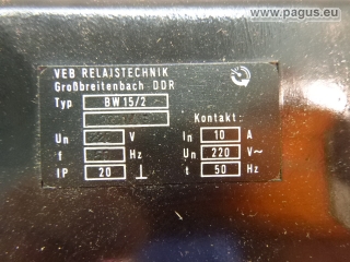 VEB RELAISTECHNIK Hg-Relais