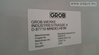 GROB Bearbeitungszentrum