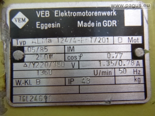 VEM Gleichstrommotor