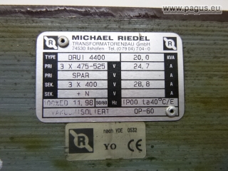 RIEDEL Trenntransformator