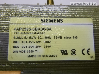 SIEMENS Trenntransformator