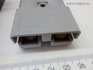 SCHAUER Batterie- Ladegerät Batteriestecker mit Kupplung grau Anderson SB 120