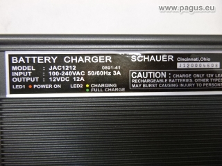 SCHAUER Batterie- Ladegerät Batteriestecker mit Kupplung grau Anderson SB 120