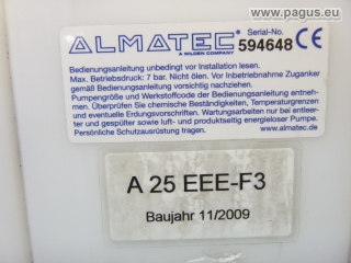 ALMATEC Druckluftmembranpumpe