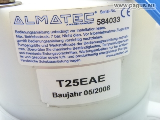 ALMATEC Druckluftmembranpumpe