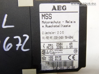 AEG Motorschutzrelais