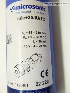 MICROSONIC Ultraschallsensor