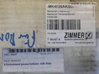 ZIMMER Profilschienenführung (pneumatisch)