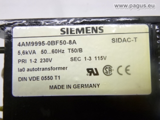 SIEMENS Steuertransformator