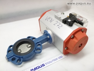 END Absperrklappe mit Schwenkantrieb