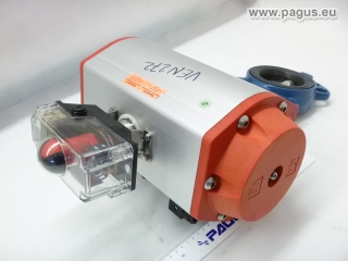 END Absperrklappe mit Schwenkantrieb