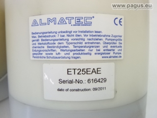 ALMATEC Pulsationsdämpfer