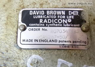 DAVID BROWN Schneckengetriebe