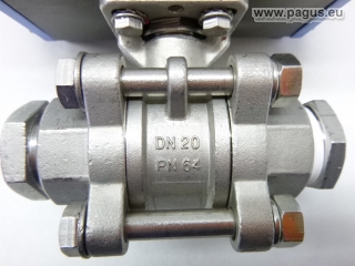 END Kugelhahn mit pneumatischem Ventilantrieb