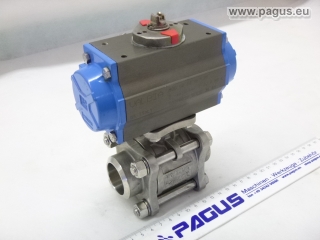 HAITIMA Kugelhahn mit pneumatischem Ventilantrieb