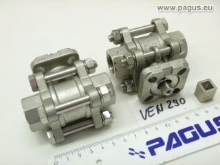 PAGUS Edelstahlkugelhahn