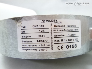 WAREX Zwischenflanschventil