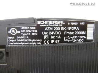 SCHMERSAL Sicherheitzuhaltung