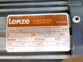 LENZE Gleichstromgetriebemotor