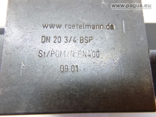 RÖTELMANN Hochdruck-2-Wege Kugelhahn