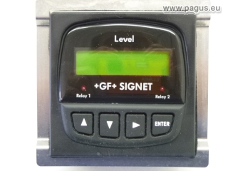 +GF+ Display für Füllstandsmessung
