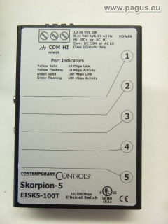 CONTEMPORARY CONTROLS Ethernet Switch