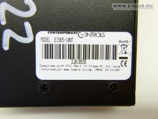 CONTEMPORARY CONTROLS Ethernet Switch