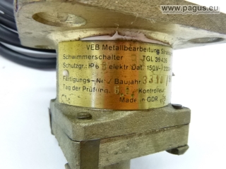 METALLBEARBEITUNG STRALSUND Klappschwimmerschalter