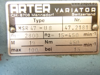 ARTER Getriebemotor variabel