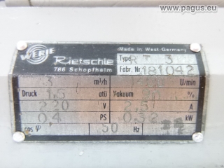 RIETSCHLE Vakuumpumpe
