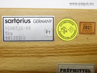 SARTORIUS Referenzgewicht