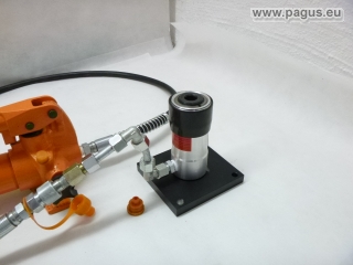 UNICRAFT Handhebelpumpe mit Zylinder