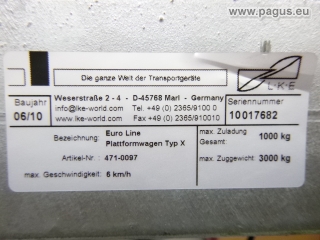 LKE Plattformwagen