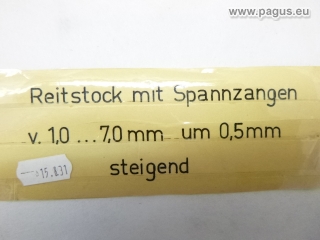 PAGUS Reitstock mit Spannzangensatz