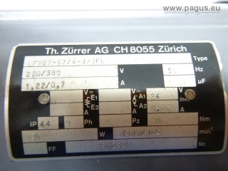 TH. ZÜRRER Elektromotor