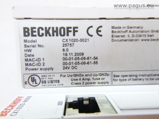 BECKHOFF CPU-Grundmodul