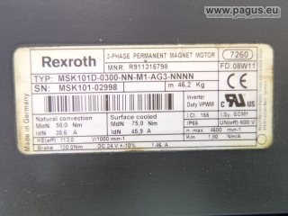 REXROTH  Servomotor mit Bremse
