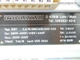INDRAMAT Spartransformator