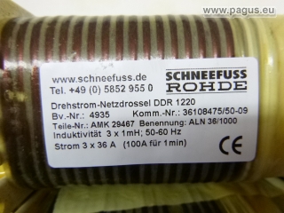 SCHNEEFUSS + ROHDE Netzdrossel