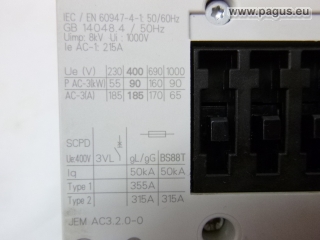 SIEMENS Leistungsschütz
