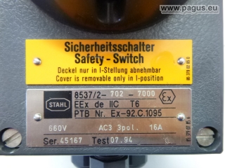 STAHL Sicherheitsschalter