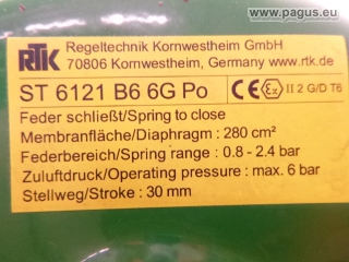 Zawór sterujący pneumatyczny RTK